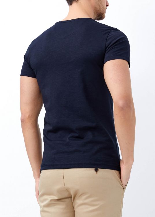 Men's Navy Pocket Scoop-Neck T-Shirt - 4