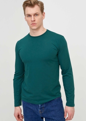 Wholesale Men's Hunter Crew Neck Long Sleeve Sweatshirt - 1