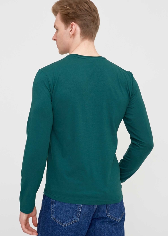 Wholesale Men's Hunter Crew Neck Long Sleeve Sweatshirt - 3