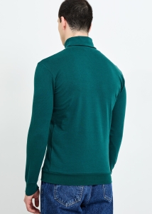 Wholesale Men's Hunter Full Turtleneck Basic Sweatshirt 